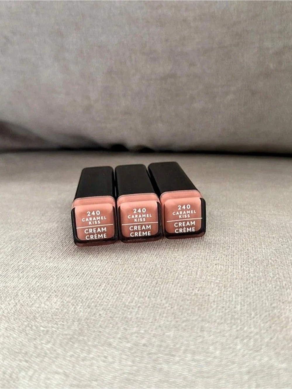 3X Covergirl Exhibitionist Cream Lipstick 240 Caramel Kiss